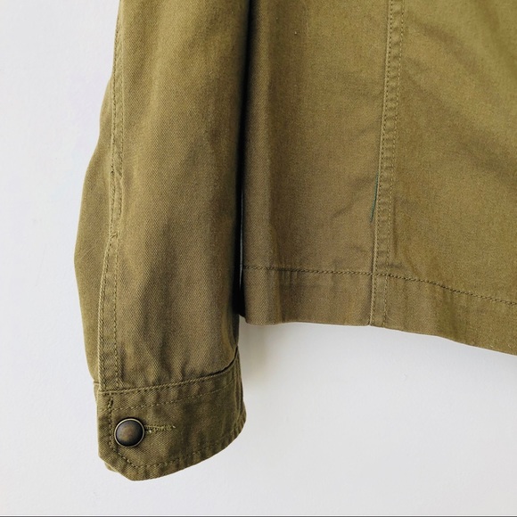 Brooklyn Industries Army Green Canvas Jacket - Picture 3 of 4